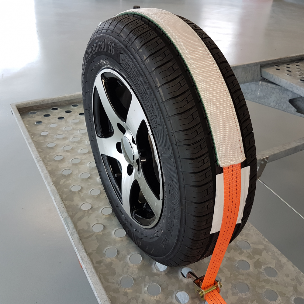 Autospanband voor gaten vloer