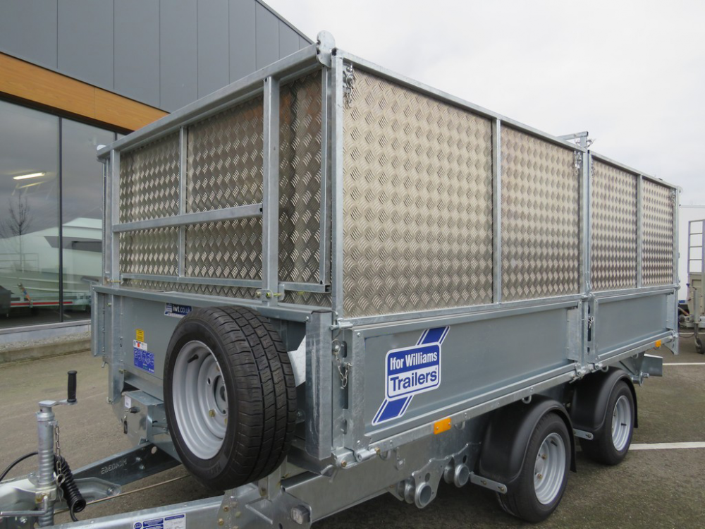 Ifor Williams Loofrekken gesloten 60 cm op de borden(alleen achterzijde te openen)