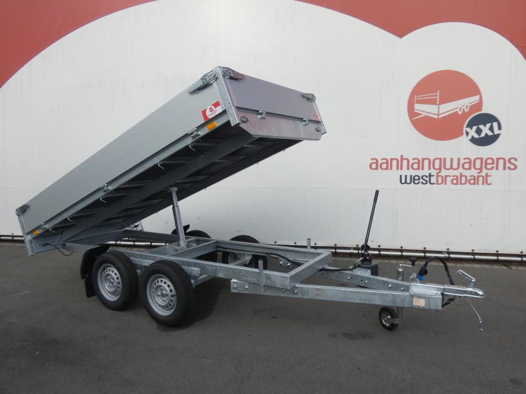 Loady achterwaartse Kipper tandemas 310x157cm 750kg ongeremd