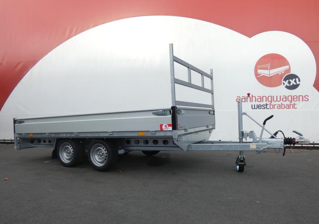 Proline Plateauwagen tandemas 351x185cm 2850kg geremd