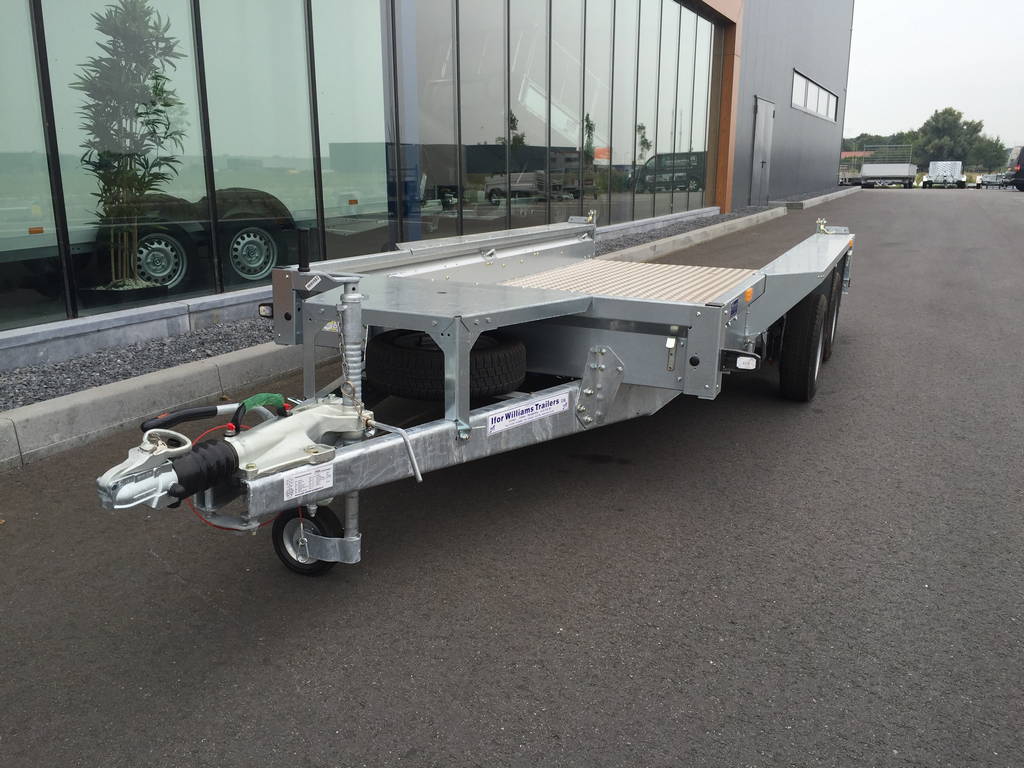Ifor-Williams GX105 Machinetransporter tandemas 303x157cm 3500kg