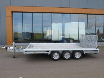 HULCO Terrax-3 Machinetransporter tridemas 394x180cm 3500kg