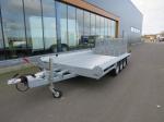 HULCO Terrax-3 Machinetransporter tridemas 394x180cm 3500kg met lange klep