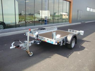 Proline hydraulisch zakbare Motortransporter enkelas 260x155cm 1500kg