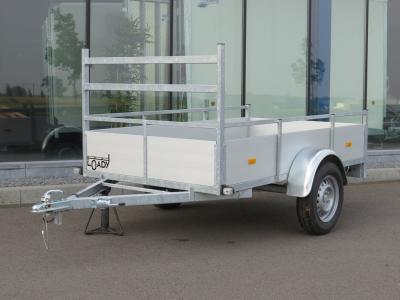 Loady Bakwagen enkelas 200x130cm 750kg ALU