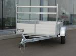 Loady Bakwagen enkelas 200x130cm 750kg ALU