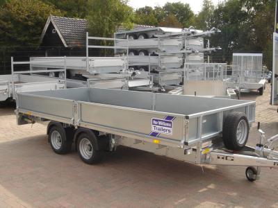 Ifor-Williams LM147G Plateauwagen tandemas 423x225cm 3500kg