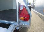 Easyline Gesloten aanhangwagen enkelas 302x150x197cm 1300kg ALU