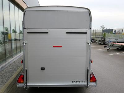 Easyline Gesloten aanhangwagen enkelas 302x150x197cm 1300kg ALU