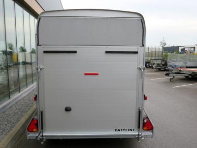 Easyline Gesloten aanhangwagen tandemas 365x166x200cm 2700kg ALU met zijdeur