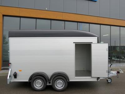 Easyline Gesloten aanhangwagen tandemas 378x185x203cm 2600kg ALU met zijdeur