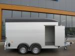 Easyline Gesloten aanhangwagen tandemas 378x185x203cm 2600kg ALU met zijdeur