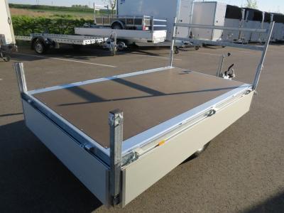 Easyline Plateauwagen enkelas 255x155cm 750kg