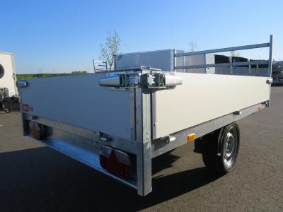 Easyline Plateauwagen enkelas 255x155cm 750kg