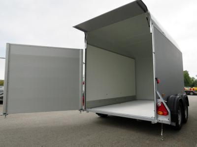 Easyline Gesloten aanhangwagen enkelas 302x150x197cm 1300kg ALU