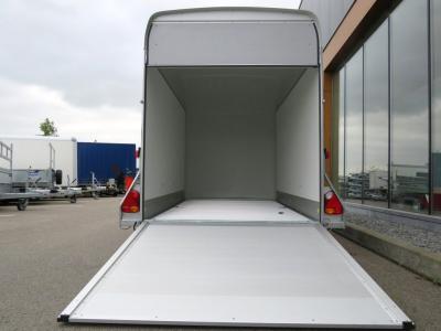 Easyline Gesloten aanhangwagen tandemas 378x185x203cm 2600kg ALU met zijdeur