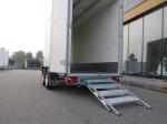 Proline Koelwagen tandemas 366x150x230cm 3000kg met vleeshangsysteem