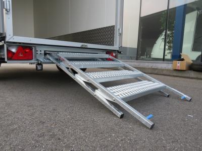 Proline Koelwagen tandemas 366x150x230cm 3000kg met vleeshangsysteem