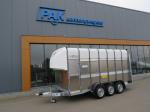 Ifor-Williams TA510 Veetrailer tridemas  dubbeldeks 427x178x183cm 3500kg