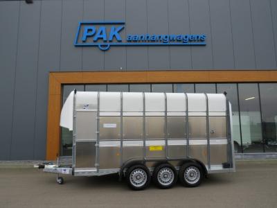 Ifor-Williams TA510 Veetrailer tridemas  dubbeldeks 427x178x183cm 3500kg