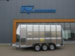 Ifor-Williams TA510 Veetrailer tridemas  dubbeldeks 427x178x183cm 3500kg