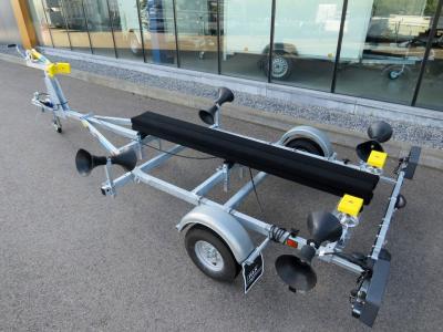 Pega Boottrailer enkelas 370x160cm 450kg