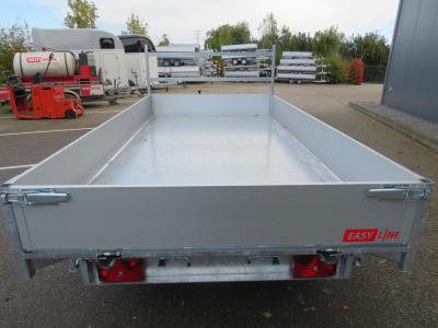 Easyline driezijdige Kipper tandemas 350x180cm 2800kg