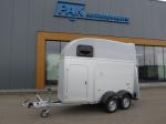 Humbaur Single ALU 1,5-paards trailer met zadelkamer