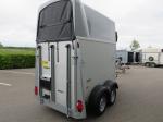 Humbaur Single ALU 1,5-paards trailer met zadelkamer