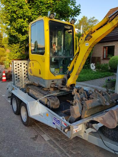 Ifor-Williams Machinetransporter tandemas 366x184cm 3500kg