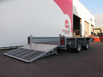 Ifor-Williams GX125 Machinetransporter tandemas 366x157cm 3500kg