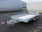 HULCO Terrax-3 Machinetransporter tridemas 394x180cm 3500kg met lange klep