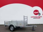 Loady enkelas aanhanger 225x130cm 750kg aluminium uitvoering