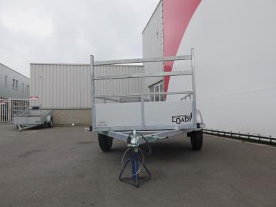 Loady Bakwagen enkelas 225x130cm 750kg ALU