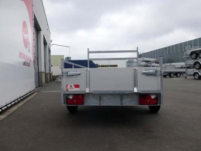 Loady Bakwagen enkelas 225x130cm 750kg ALU