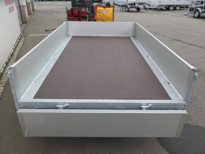 Loady Plateauwagen enkelas 260x154cm 750kg