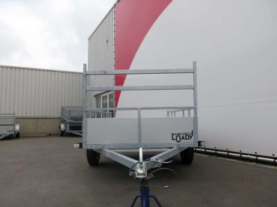 Loady Bakwagen enkelas 250x130cm 750kg ALU