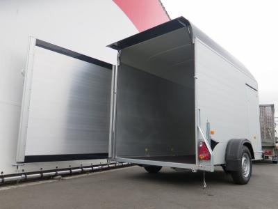 Easyline Gesloten aanhangwagen enkelas 302x150x197cm 1300kg ALU