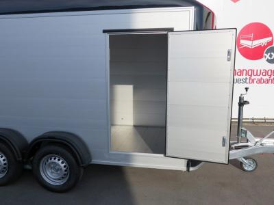 Easyline Gesloten aanhangwagen tandemas 378x185x203cm 2600kg ALU met zijdeur