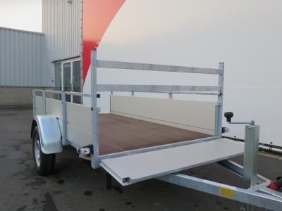 Anssems BSX Bakwagen enkelas 250x130cm 750kg