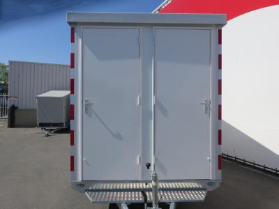 Proline Schaftwagen tandemas 400x200x210cm 2100kg met magazijn en toilet ruimte