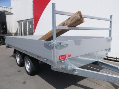 Easyline Plateauwagen tandemas 350x180cm 2100kg