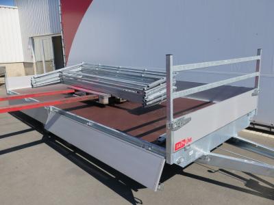 Easyline Plateauwagen tandemas 605x200cm 2850kg