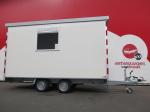 Proline Schaftwagen tandemas 400x200x210cm 2100kg met magazijn en toilet ruimte
