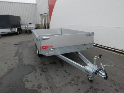 Easyline Plateauwagen enkelas 255x155cm 750kg