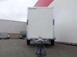 Easyline gesloten aanhanger 225x125x150cm 750kg