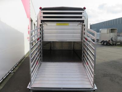 Ifor-Williams TA510 Veetrailer tridemas  dubbeldeks 427x178x213cm 3500kg