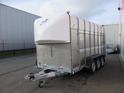Ifor-Williams TA510 Veetrailer tridemas  dubbeldeks 427x178x213cm 3500kg