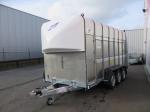 Ifor-Williams TA510 Veetrailer tridemas  dubbeldeks 427x178x213cm 3500kg