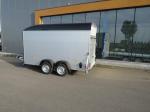 Easyline Gesloten aanhangwagen tandemas 378x185x203cm 2600kg ALU met zijdeur